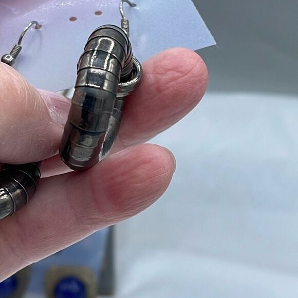 Two pair boho festival earrings dangle and post style. - Picture 3 of 9